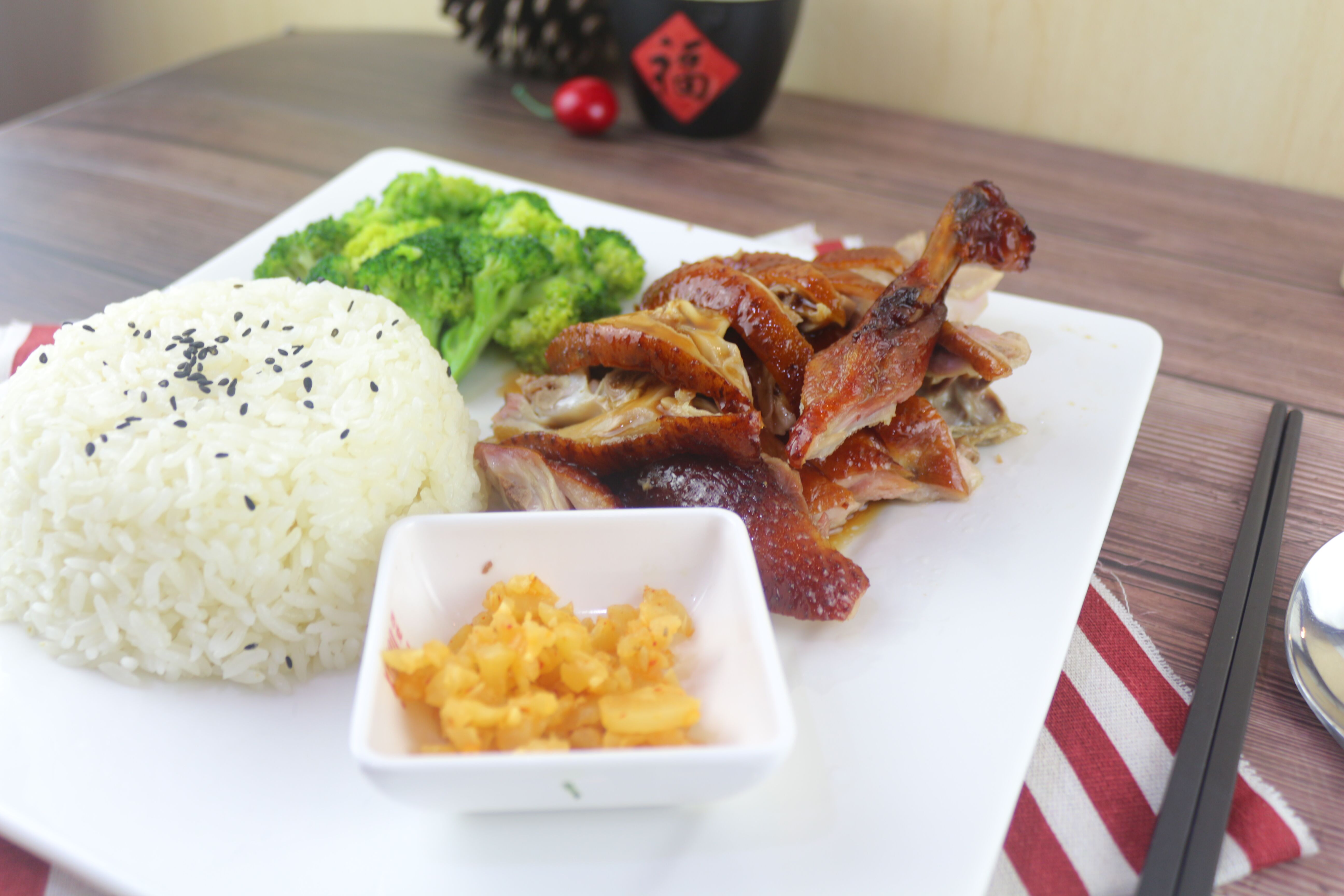 烤鸭饭